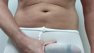 Masturbating with My Tights