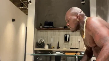 Big Black Older Man Fucking Younger Black
