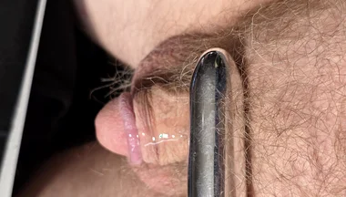 Horny Silver Daddy Bear Plays with Vibrator