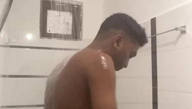 Sri Lankan Teen Boy Showered