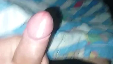 German Uncut Cock Masturbate After Work