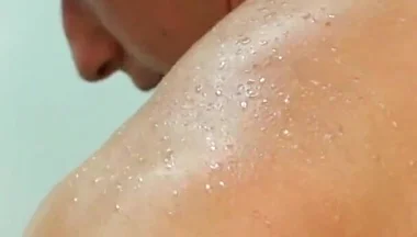Shower with a Huge Cock and Dildo