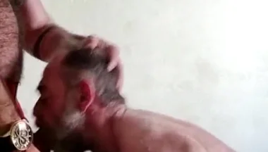 Two Hairy Muscle Daddies