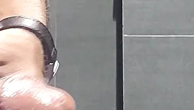 Horny Office Worker Sneaks Into Washroom to Masturbate After a Long Day