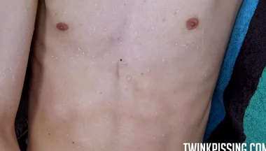 Nico (19) - Skinny Twink Boy Pissing and Jerking off