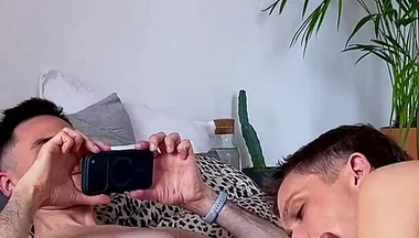 Gay Twinks with Big Cocks Fuck in Barcelona