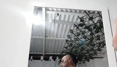 Cum in Front of the Mirror
