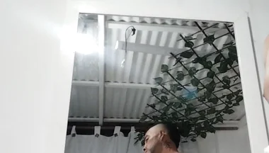 Cum in Front of the Mirror