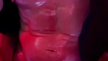 Muscle Bro Jerks Cock Oiled up