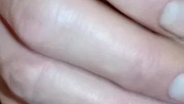 Big Cock Masturbation, Naked Edging, Close up Creamy Cum on Black Panties - Rockardglans