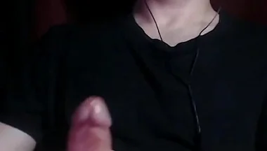 Horny Guy with Huge Massive Cock Big Load. Hot Cumshot