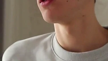 Two Guys with Big Cocks Fuck Cute Guy's Tight Asshole