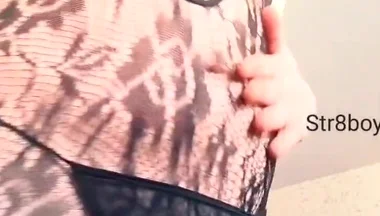 Straight Bottom Boy with Femboy Kink Shows Face and Body for First Time