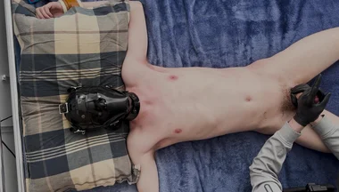 Spread Eagle Twink Tickled and Edged [full]