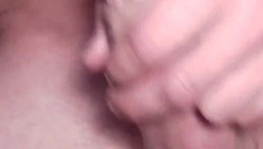 I Cum Hard on My Abs, My Belly Is Filled with Cum
