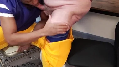 Coach Teaches Player How to Handle Balls