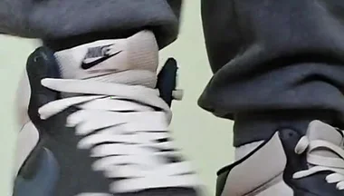 Nike Sneakers on My Feet