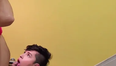 Cruising with Twink From the Building Who Loves to Suck Cock