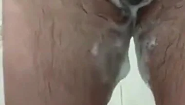 Turkish Bathroom Shower and Big Cumshot.