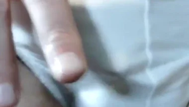 White Pants Solo Cum Fountain