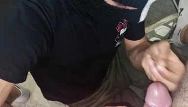 The Pizza Delivery Guy Is Eating My Cum on the Doorstep, and It's Shocking and New and Amazing!