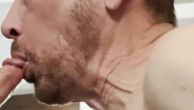 Stepdaddy Get Sucked and Fucked Two Loads of Cum