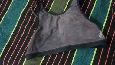 Desi Boy Bra Fetish Jerk off Sniffing & Wearing Bras Solo