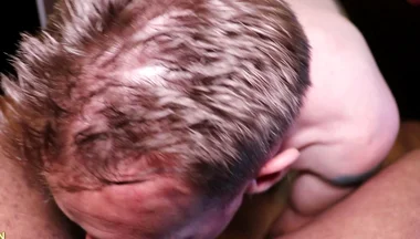 Big Dan Gags Sucking My Dick