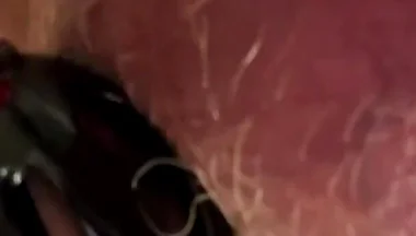 Pissing with a Cock Cage on