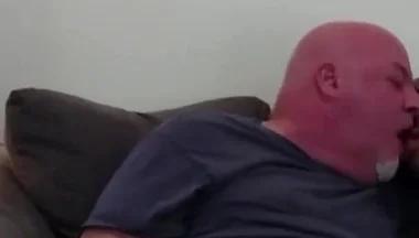 Caught by Neighbor! Jerking BBC Gets a Surprise When Neighbor Stops Over!