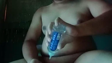 Stocky Bear Masturbating