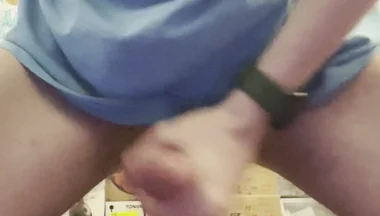 Jerking off Hardcore. Intensive, Fast Masturbation - Horny Twink