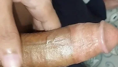 Indian Boy and his shaking dick