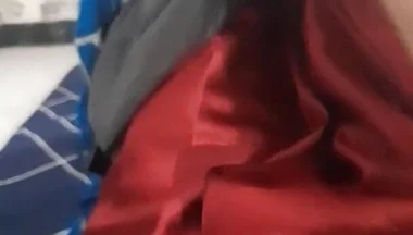 Wearing Mini Satin Skirt Inside Shorts