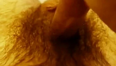 Solo Male Cumshot on Hairy Belly