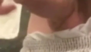 Amateur Horny Flatmate Cums in Condom in Adidas Sportswear