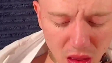 Passionate Couple in Intimate Bareback Anal with Intense Handsfree Cumshot and Creampie