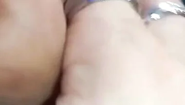 Jerking off a Cock From My Red-nailed Doll