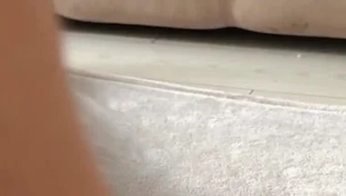 The Guy Jerks off on the Floor and Cums a Lot