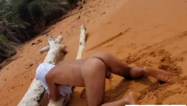Ladysilva Naked on the Beach with a Lot of Horny Ass
