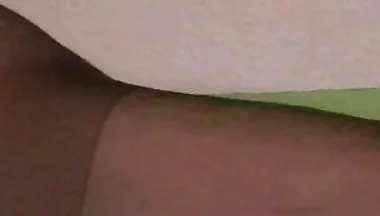 Black Pantyhose Hump Masturbation