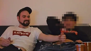 Straight Turkish Buddy First Time Seduced to a Mutual Jerkoff and Blowjob by a Guy