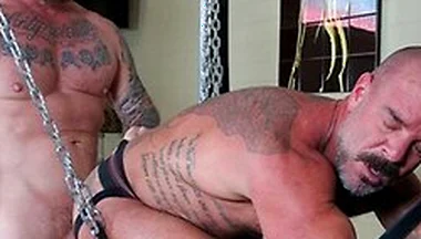 Rocco Steele Straps Jack Dyer In The Swing And Fills Him Deep