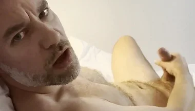 Daddy Jerks off and Finishes Handjob with Cumshot