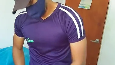 Indian Black Cock Gets Masturbated