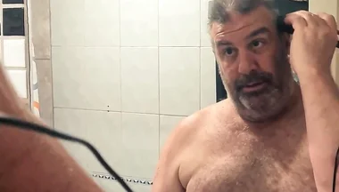 Before the Fight - Silver Daddy Boxer POV