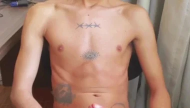 The Hot Blond Guy Woke up Horny.