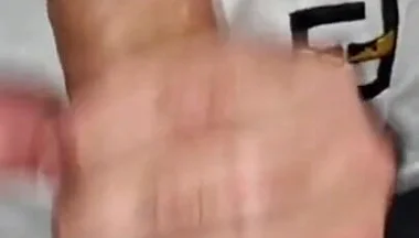 My Stepbrother Takes My Big Cock in His Mouth and Eats All My Cum