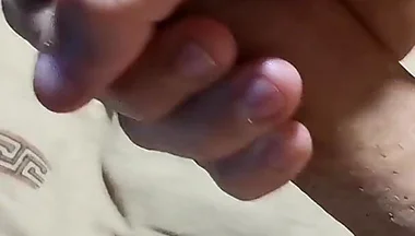 Huge Moaning Orgasm and Powerful Fountains of Sperm