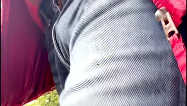 Out Walking Commando and the Monster Inside My Jeans Is Bulging Out